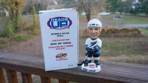 Jaromir Jagr Washingto Capital Pacific Trading Cards Bobblehead by Bobble Dobble Cover