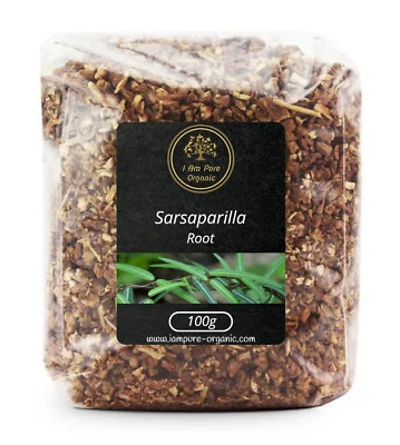 I AM PURE ORGANIC Sarsaparilla Root Tea Indian |Hemidesmus Indicus| 100% Natural dried Root 100g