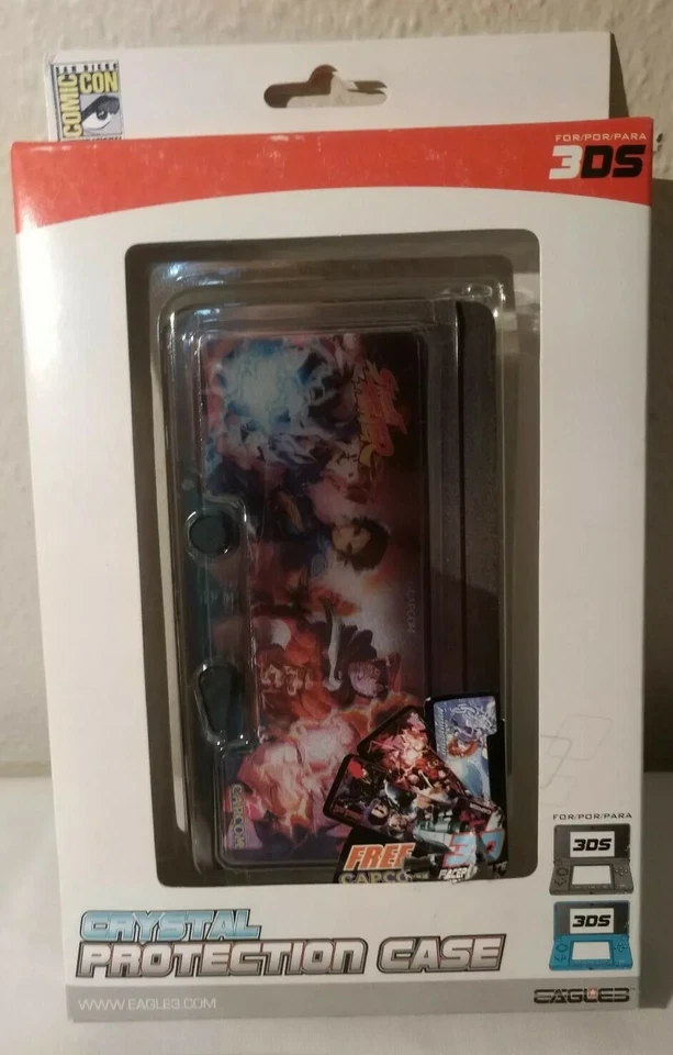Street Fighter 3DS SDCC 2011 Capcom 3DS Case RARE Comic Con 074/200 MADE
