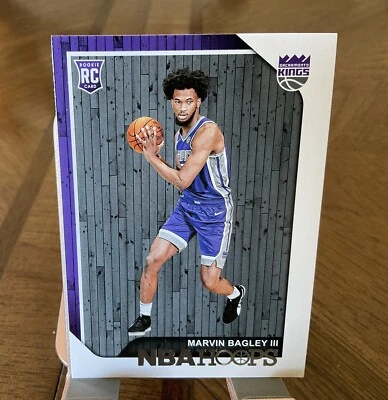2018-19 Panini Hoops Basketball Rookie Card RC #258 Marvin Bagley III - Image 1 of 2