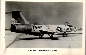 Lockheed F-104A Jet Photograph (4 x 6 in) F-104 "Starfighter" - Picture 1 of 1