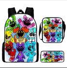 Smiling Critters 2024 New Backpack  Lunch Bag Pencil Case Gift for Kids 3PC-SET