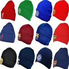 OFFICIAL CLUB ADULT CRESTED FOOTBALL TEAM KNITTED WOOLLY CUFFED BRONX BEANIE HAT