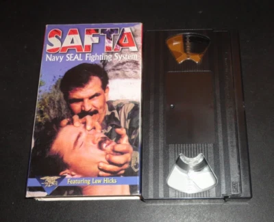 SAFTA : Navy SEAL Fighting System (VHS, 1997) Self Defense Lew Hicks Very Rare - Image 1 of 4