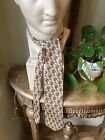 A Music And Globe Design Silk Tie By ?IL David ? Of Florence