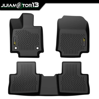 Alfombrillas TPE delanteras y traseras aptas para Toyota RAV4 2019-2024 3 piezas para todo tipo de clima Foto 1 de 4