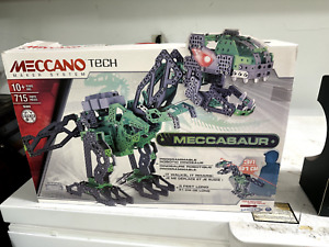Meccano Tech Meccasaur Programmable Robotic T-Rex Dinosaur Building Kit NEW