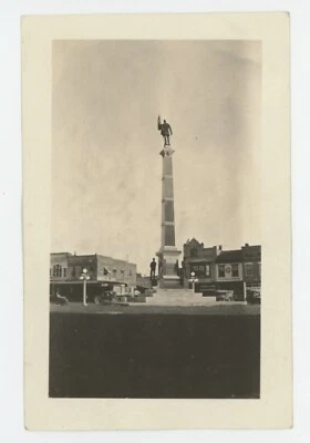 Vintage Historical Patriotic The Civil War Memorial in Gibson Princeton IN 1923 - Image 1 of 2
