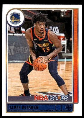 2021-22 Hoops #58 James Wiseman - Image 1 of 2