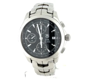 TAG Heuer Link Calibre 16 Automatic Chronograph Date 42mm Men’s Watch CJF2110 - Picture 1 of 11