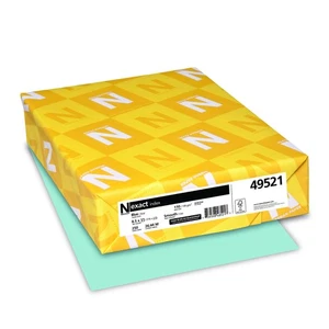 Neenah Paper Exact Karteikarton, 110 Pfund Indexgewicht, 8,5 x 11, blau, 250... - Bild 1 von 5