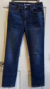 Old Navy Boy's Skinny Jeans Blue Built In Flex Waist Sz 16 Gently Used - Picture 1 of 3