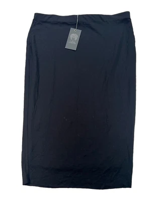 Nova Saia Lápis Vince Camuto "Rich Black" Midi Tubo Elástico (Tamanho P) MSRP $69 - Imagem 1 de 4