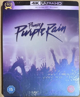 Prince - Purple Rain Ltd Edit Steelbook (4K Ultra HD + Blu-Ray) New Sealed - Image 1 of 2