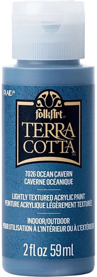 Plaid Craft Ftc-7026 Ocean Cvrn-terra Cotta 2oz