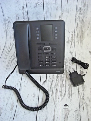 Gigaset T480HX schnnurgebundens Tischtelefon in schwarz - Bild 1 von 4