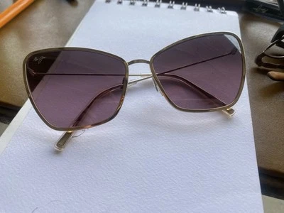 Очки солнцезащитные поляризованные Maui Jim Pyakenikeni розовое золото премиум-класса знаковые MJ823-38 - Изображение 1 из 4