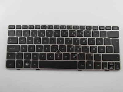 Swedish Keyboard HP ELITEBOOK 2560P 638512-B71 651390-B71 Original - Image 1 of 2