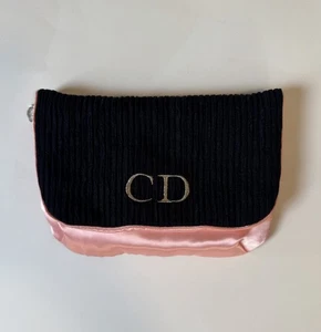 Christian Dior Kosmetiktasche Tasche Rosa/Schwarz Neu mit Etikett - Bild 1 von 5