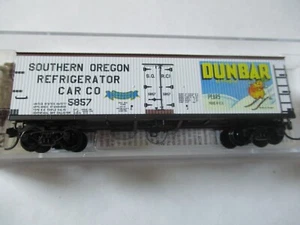 Micro-Trains # 04900946 Medford, Talent & Lakecreek 40' Wood Reefer # 5857 (N) - Bild 1 von 4