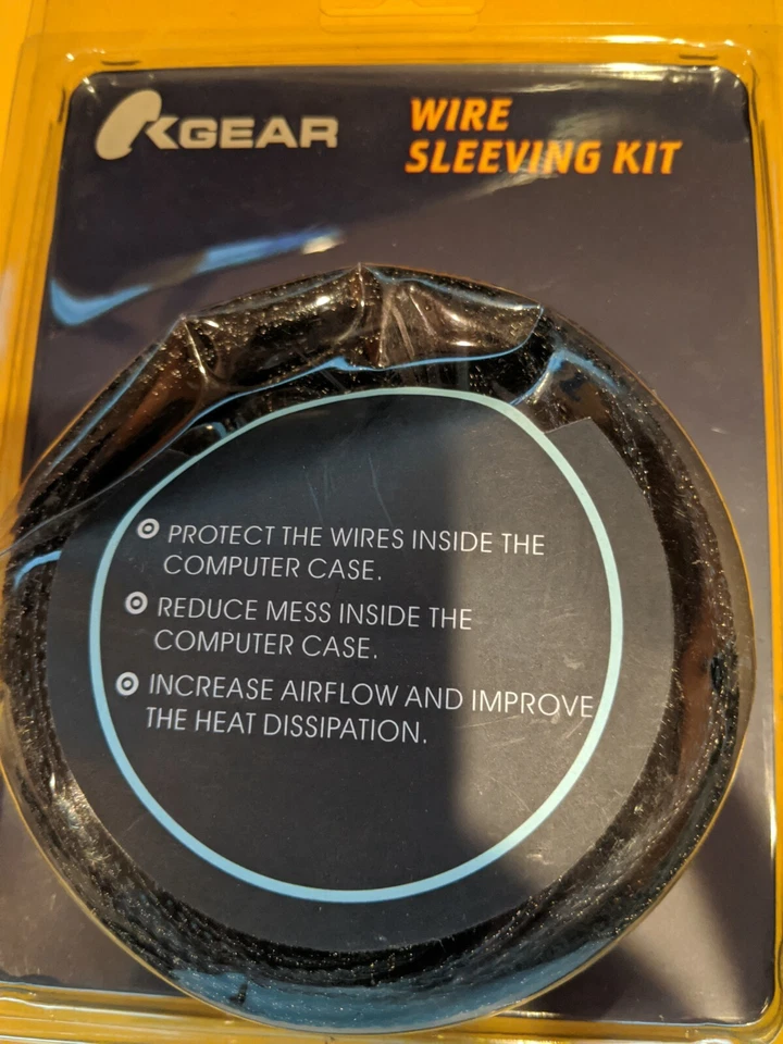 OKGEAR OK430UK UV Black cable wire sleeving kit - Image 1 of 1