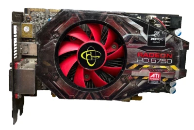 AMD ATI Radeon HD 5750 HD575X 1 GB, DDR 5 Graphics Card, HDMI Display Port, DVI - Image 1 of 4