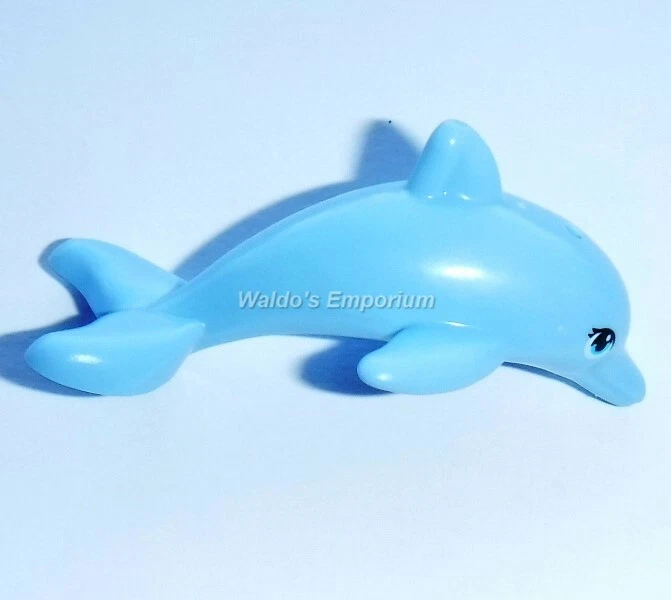 Lego Friends MiniFigura Animal, Golfinho Azul Claro Brilhante, Saltando 43207, Novo - Imagem 1 de 1