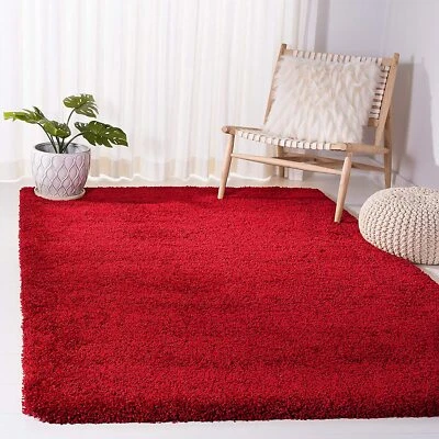 Modern Shag Area Silky Smooth Rugs Fluffy Rugs Anti-Skid Shaggy Area Rug 4x6ft - Image 1 of 2