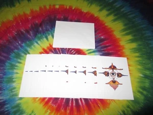 11-RYAN KERRIGAN ARTWORK MANDALA GREETING CARD HEMP ENVELOPE 2005-M#4-NEW LOT - Picture 1 of 3