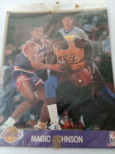 NBA Hoops Action Photos, Magic Johnson, Circa 1990-1991 - Bild 1 von 2