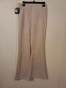 BBJ Los Angeles hoch geschnittene Schlaghose Knochenfarbe Large neu mit Etikett V253387 - Bild 1 von 11