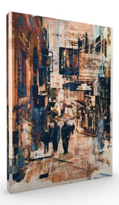 Wall Art, Abstract Cityscape III Stretched Canvas ready to hang - Picture 1 of 1