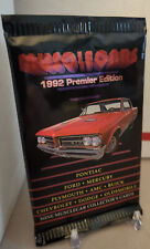 1992 Premier edition MUSCLECAR 9 card SEALED pack
