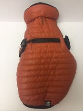 Petrageous Quilted Fleece Lined Puffer Doggie Jacket Orange Small