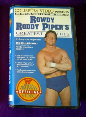 Rowdy Roddy Pipers Greatest Hits on VHS Videotape (1985 Coliseum, WWF) + Snuka! - Image 1 of 2