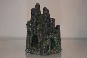 Acquario Piccolo Roccioso Grotta Decorazione 11 x 7 x 14 CM Adatto per Tutti gli - Foto 1 di 4