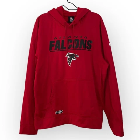 New Era NFL Atlanta Falcons Red Sweatshirt Combine Training Hoodie XL NWT Mens Cover