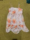 Entro By Anthropologie  Dress Baby Doll Pink Flowers