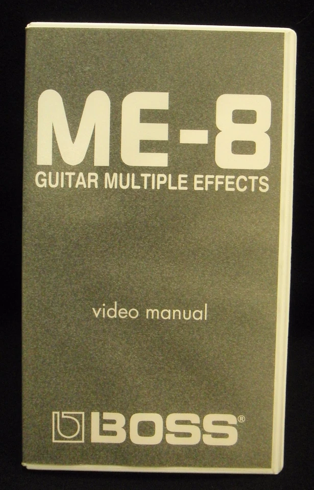 Roland ME-8 Guitar Multiple Effects  Video Manual - VHS   *New in original case* - Image 1 of 1