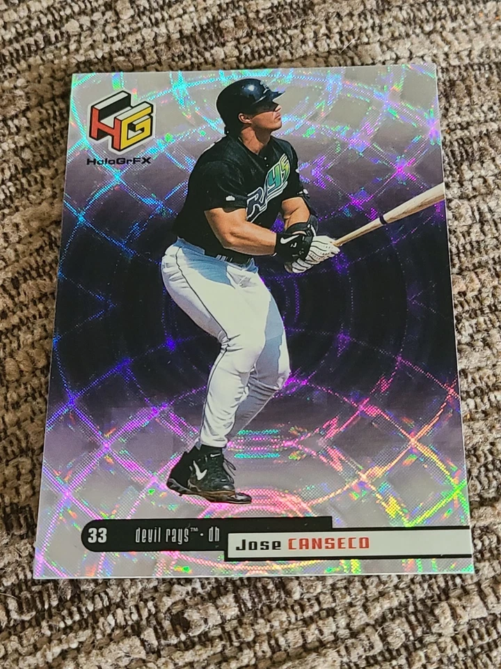Jose Canseco 1999 Upperdeck HoloGrFx Baseball Card NM #55 - Image 1 of 2