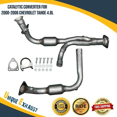 Conversor catalítico para Chevrolet Tahoe 2000-2006 4.8L envio rápido - Imagem 1 de 4