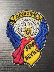 US Army 504 Airborne Infantry Regiment Patch Cut Edge 643 - Bild 1 von 2