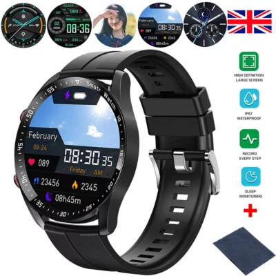 2025 Smart Watch For Men/Women Waterproof Smartwatch iPhone Bluetooth Samsung UK - Image 1 of 4