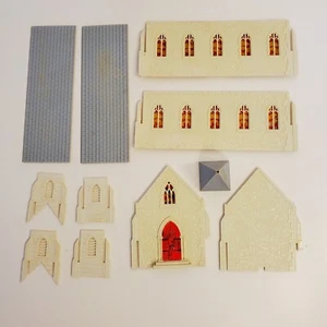 Vintage Bachmann Plasticville O Gauge Parish Church 1818 FOR PARTS OR REPAIR - Picture 1 of 12