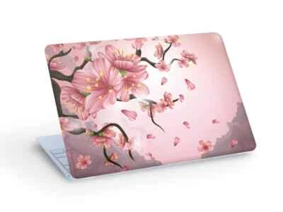 Cherry BLOSSOMS LAPTOP SKIN Decal Sticker, Flowers Laptop Skin - Custom Size - Image 1 of 2