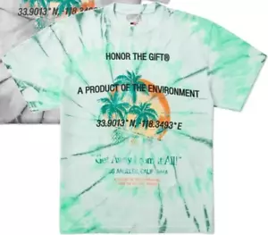 Camiseta Honor The Gift Para Hombres Heatwave Tie-Dye Relajada Gran Tamaño Calce en Caja PEQUEÑA - Imagen 1 de 3