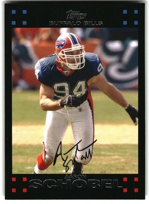 2007 Topps #250 Aaron Schobel Buffalo Bills - Image 1 of 2