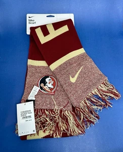 Nike Florida State Seminoles Design Local Verbiage Scarf - Garnet/Gold - NEW - Picture 1 of 5