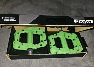 CHESTER ,RaceFace, Composite Platform Pedals Green MTB BMX - - Picture 1 of 2