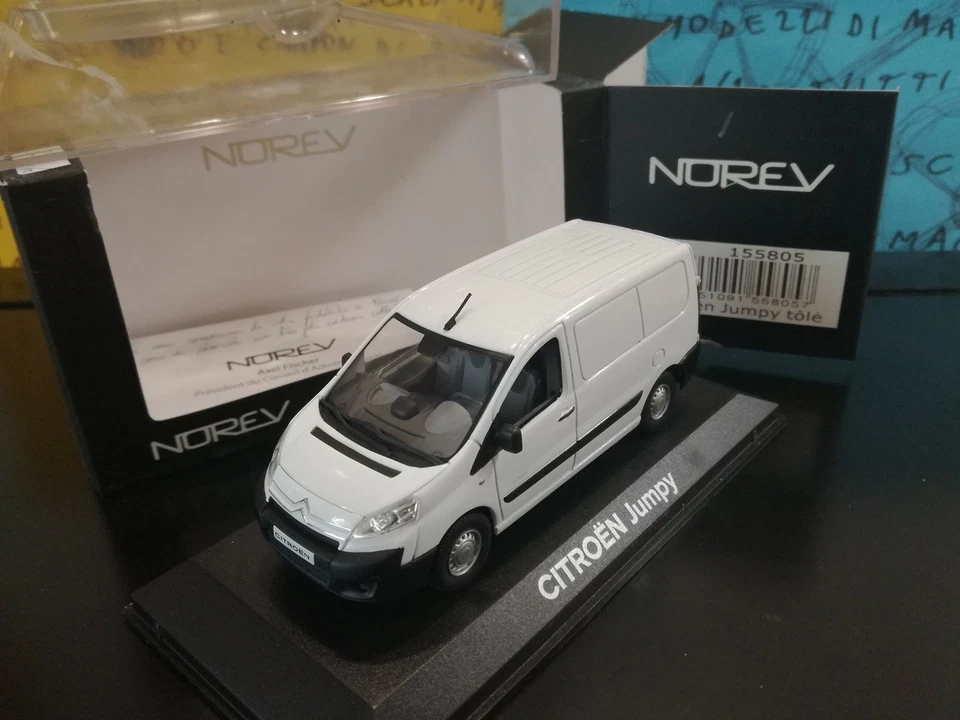 1/43 NOREV Citroen Jumpy 2006 tolé 155805 white weiss bianco blanc blanco RARE - Immagine 1 di 1